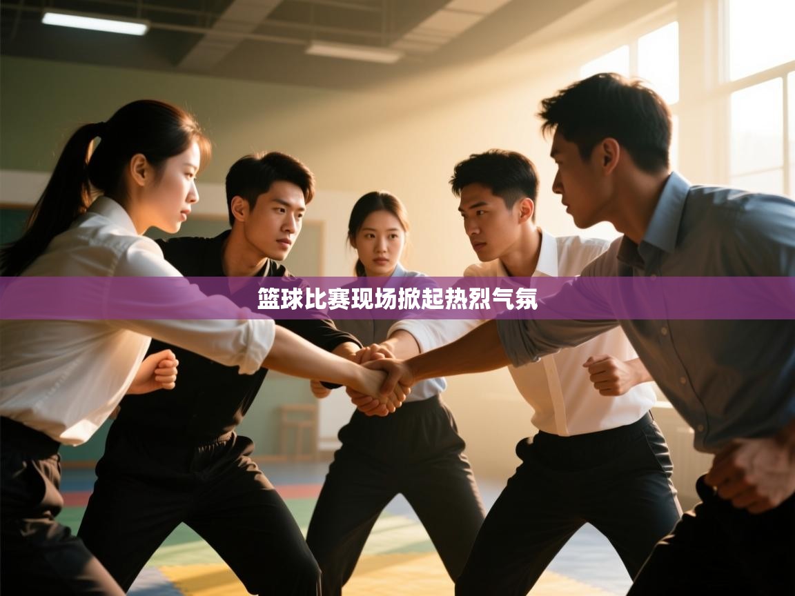 篮球比赛现场掀起热烈气氛  第2张